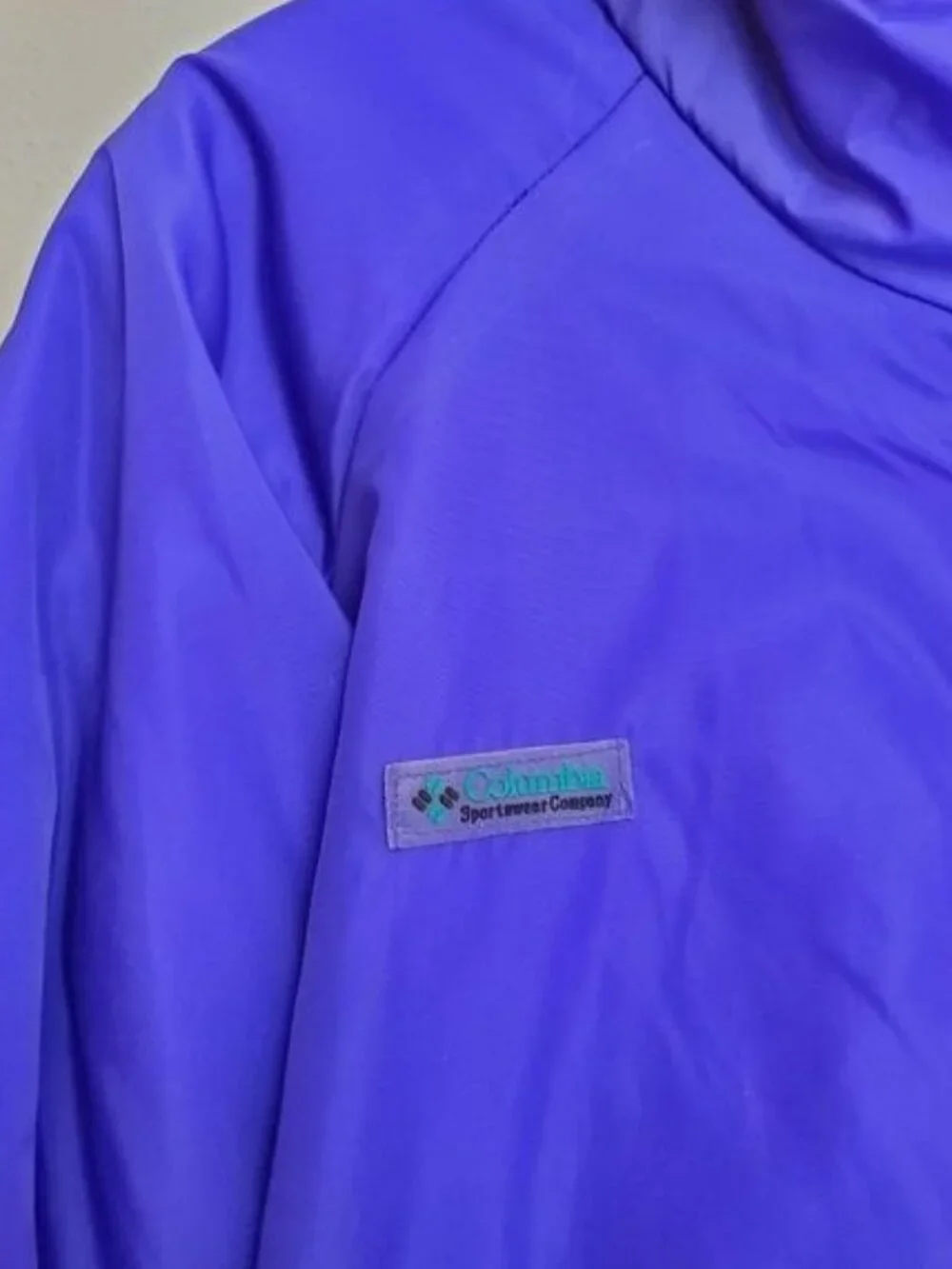 Vintage Columbia reversible coat radial sleeves